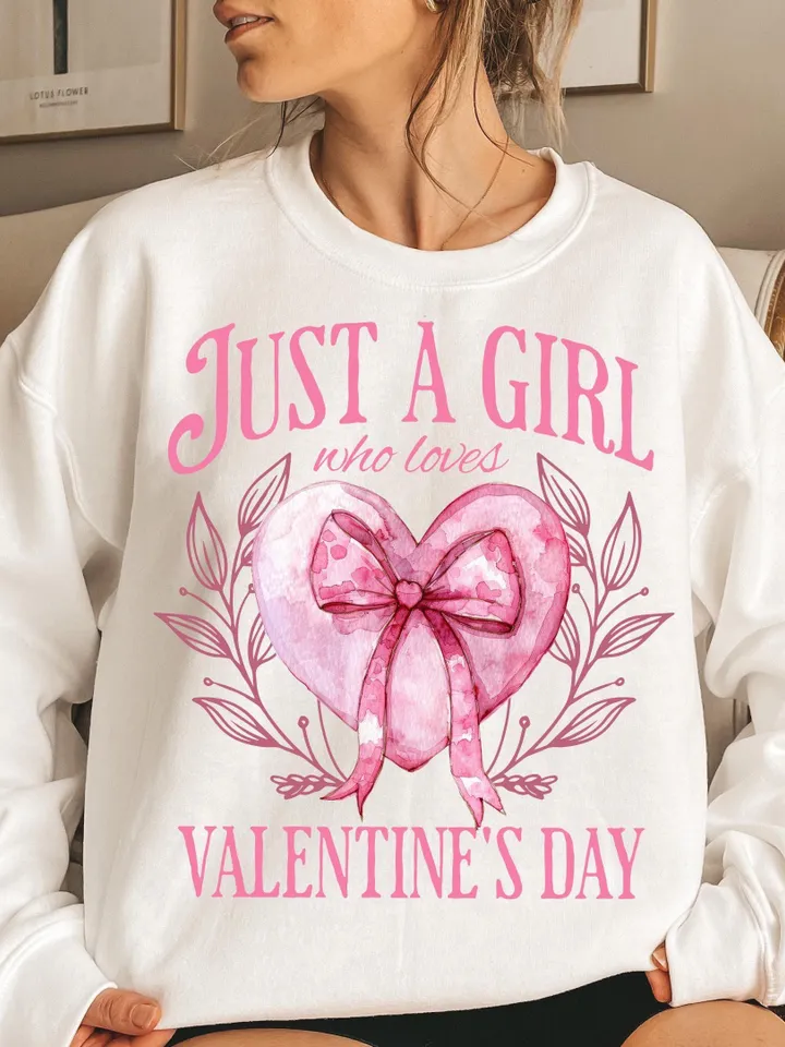 Just a girl Who Loves Valentines Day, Social Club Png, Retro valentines png,valentines day png, Trendy png, Valentine Coquette Png