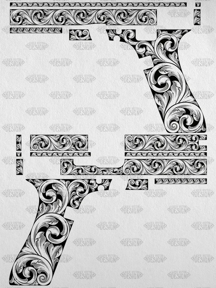 VECTOR DESIGN Glock 17 gen 4 Scrollwork