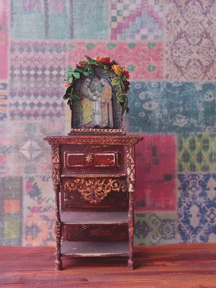 Nativity Scene. Dollhouse Miniature. 1:12. Handmade. Christmas. Christmas Gift. Author's design.