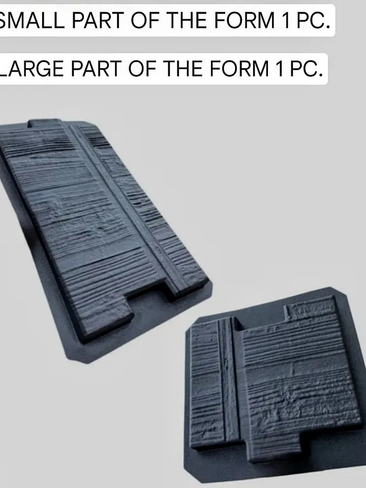 Set of forms 2 pcs for a garden flowerpot Planter