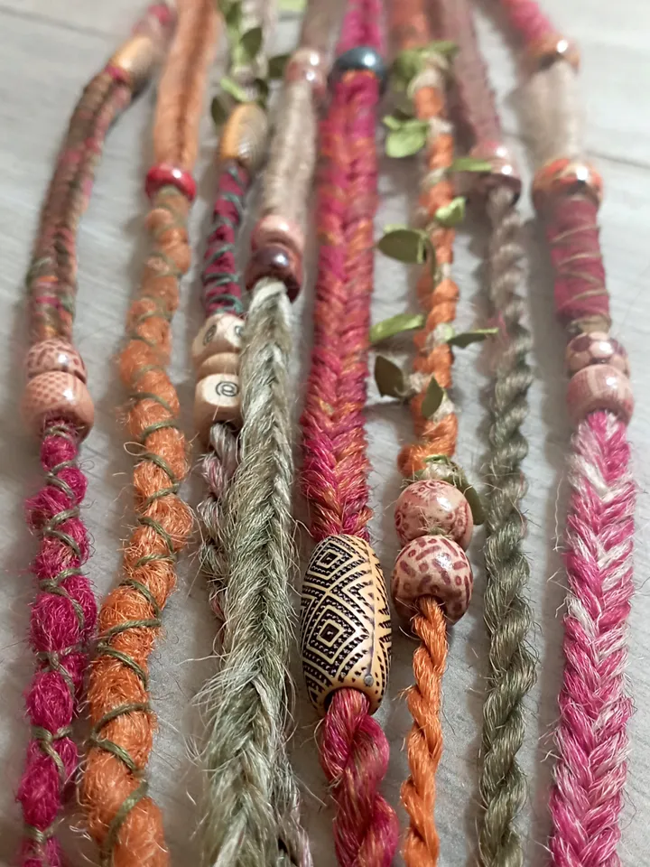 Boho-style Dreadlocks on a hair band