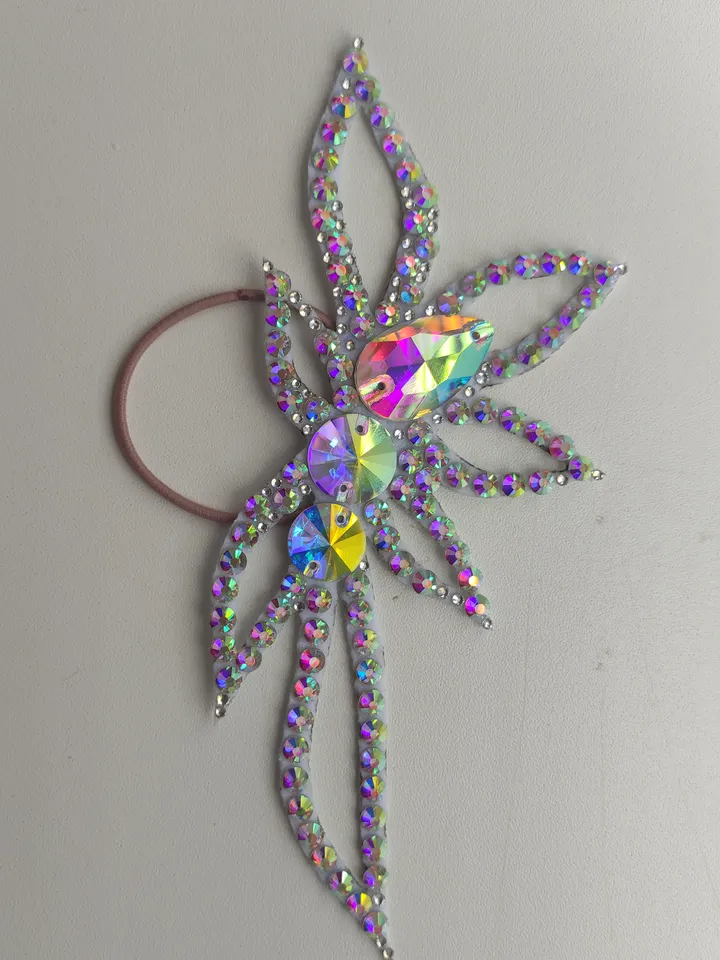 bun crown for rhythmic gymnastics