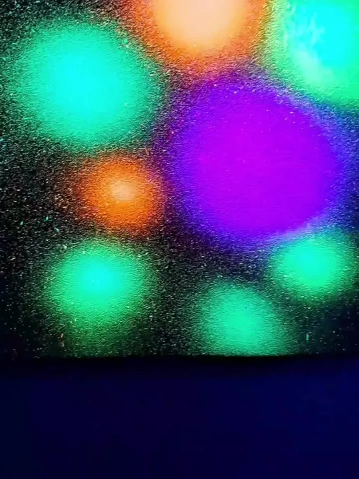 Fluorescent neon painting oil painting abstract modern art contemporary art on canvas