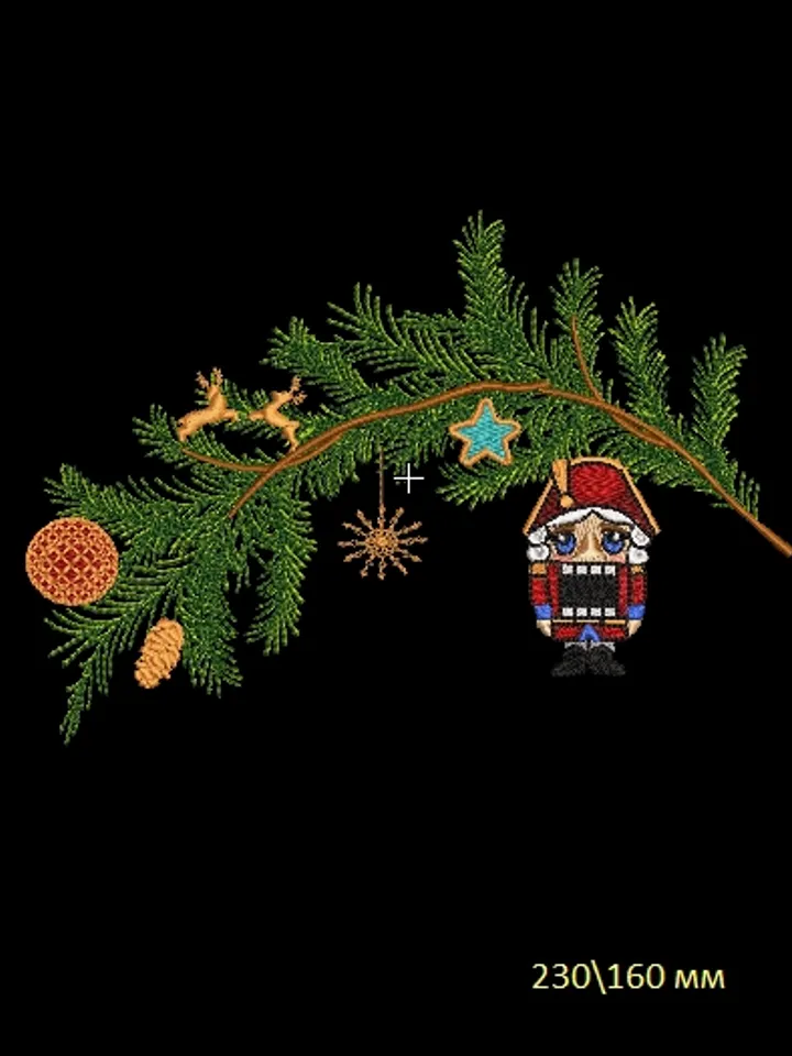 A set of machine embroidery designs "The Nutcracker"