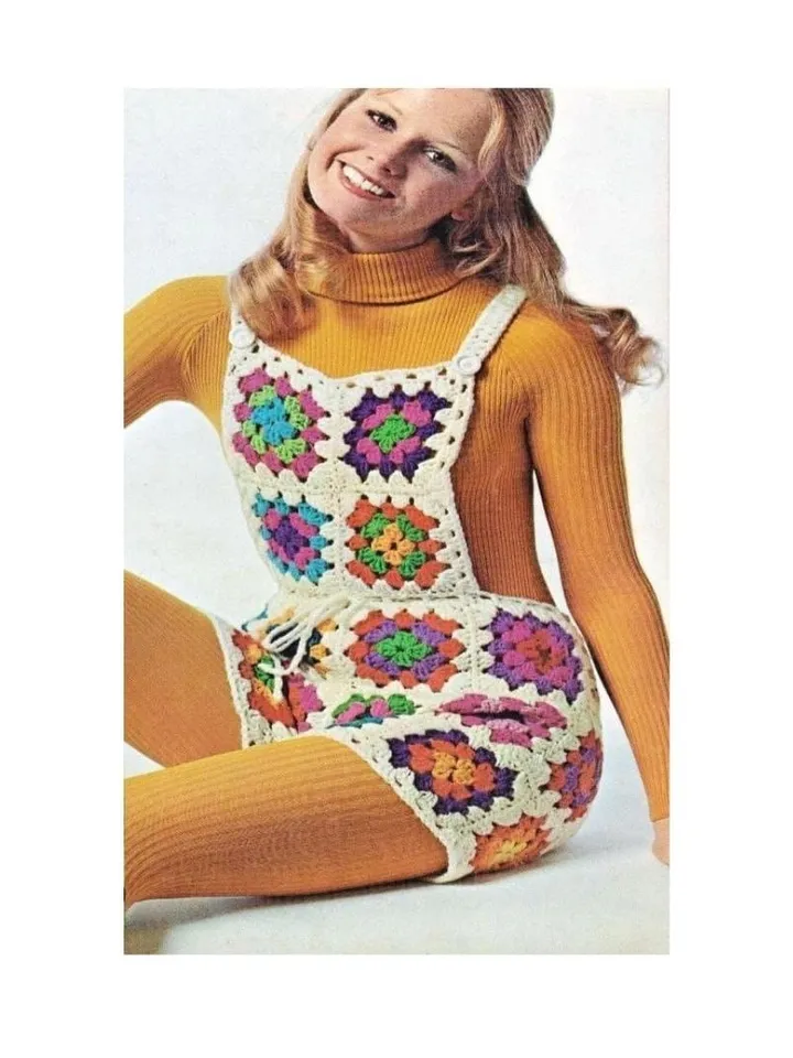 Crochet shorts pattern , crochet overalls for women crochet pattern pdf