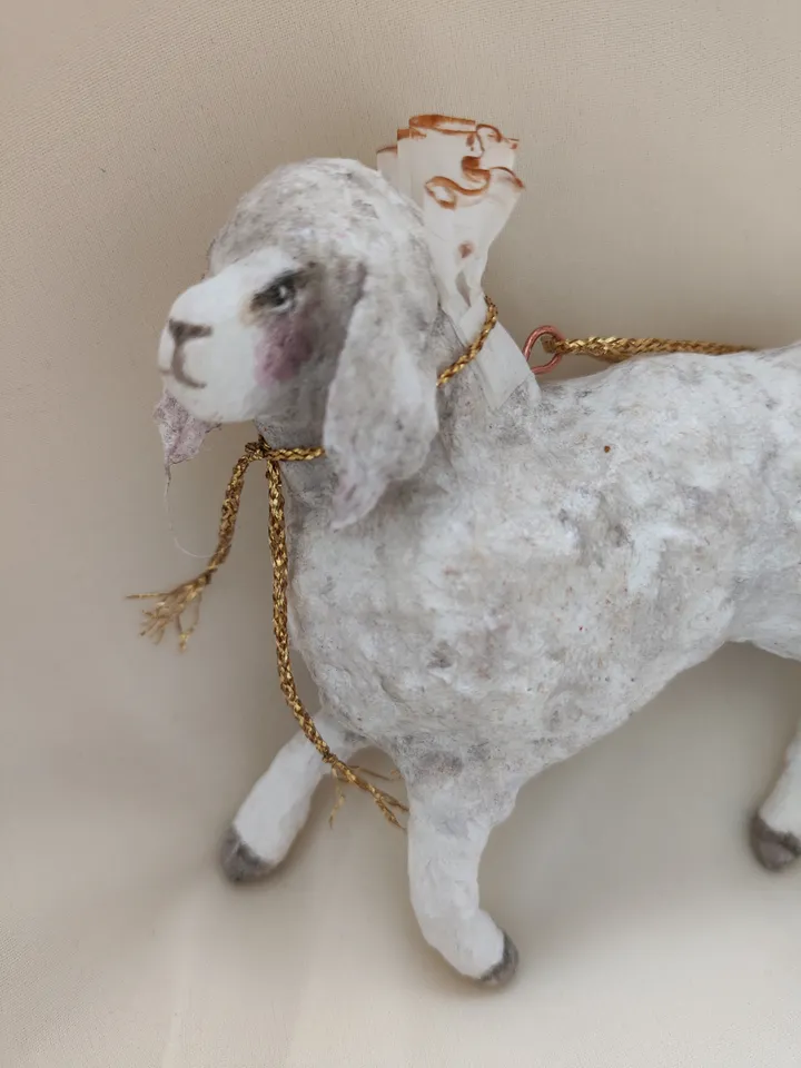 Set of Christmas ornaments.Sheep