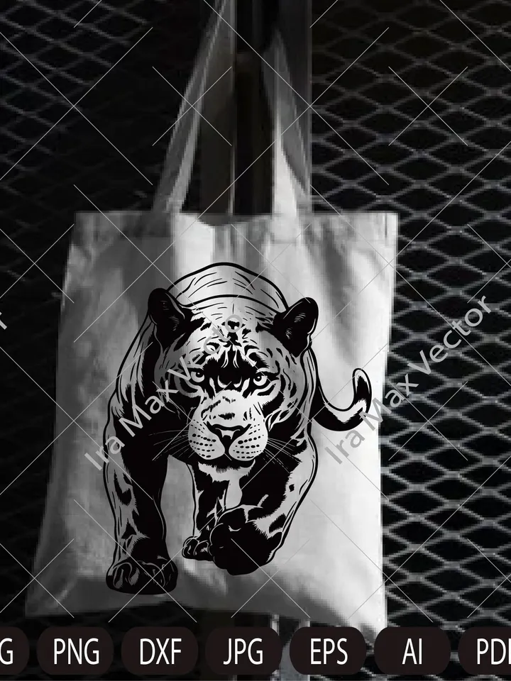 Panther svg, Panther attacking SVG, Panther Head Svg, Panther Mascot SVG, Panther print, Panther Png, Panther Clipart,Panther Files,Cut file