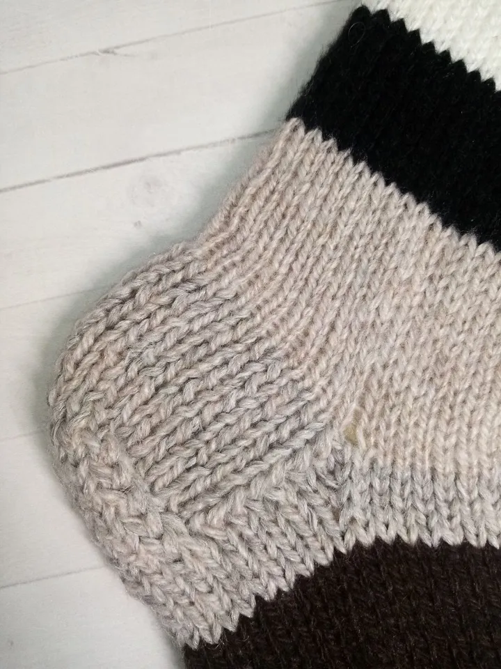 Warming Knee Socks Knitted Handmade