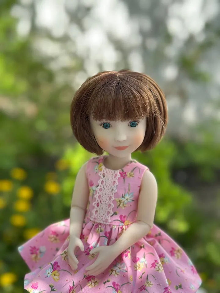 Tiny Charmer dress pattern for Siblies dolls