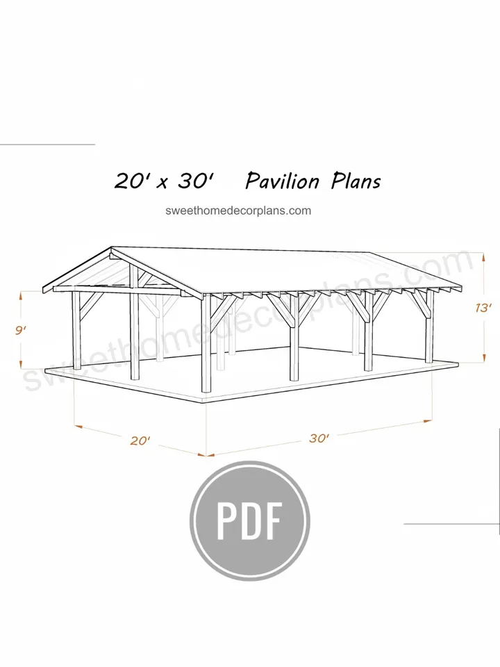 Diy 20 x 30 Gable Pavilion Plans pdf. Double carport plans. Wooden outdoor covered gazebo plans. Diy backyard pergola for outdoor.