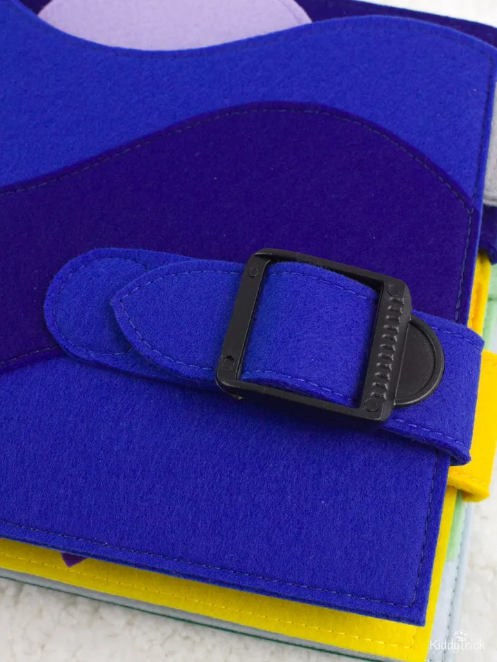 Felt Buckle Book - Sewing Pattern