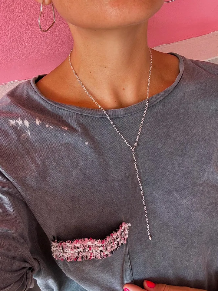Sterling silver big heart pendant necklace / handmade jewellery/ silver jewellery