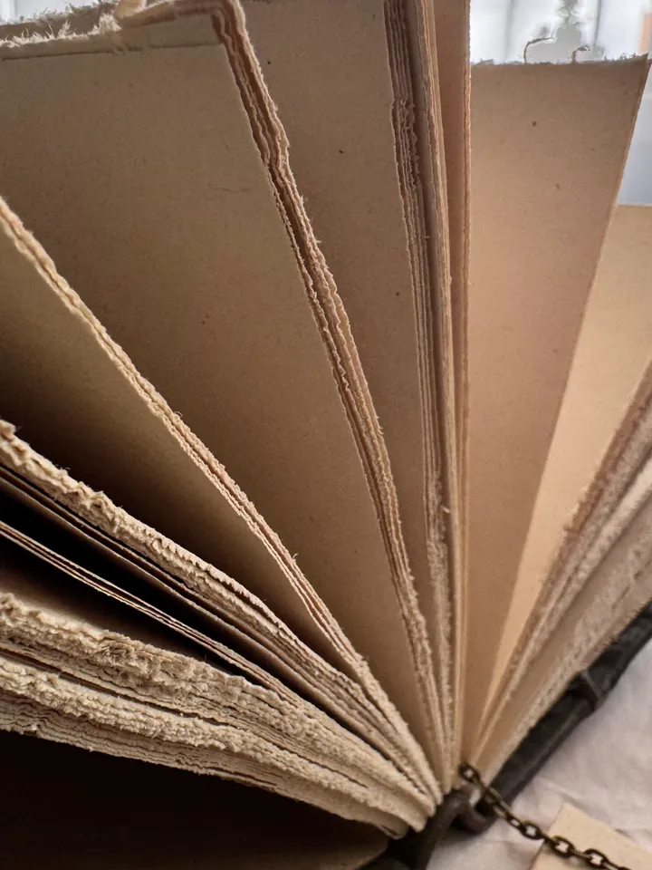 Leather Notebook with Eye Design