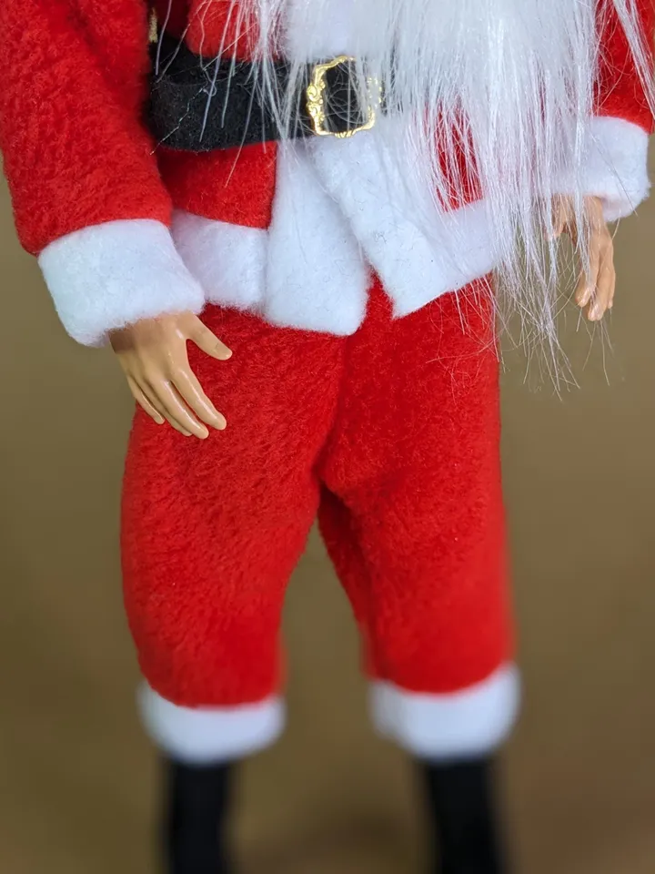 Cosplay Christmas Santa Claus costume for 12 inch fashion male dolls