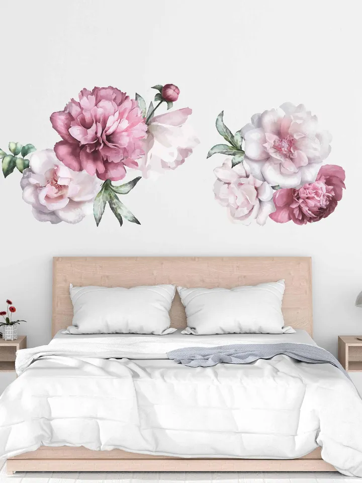 Peonies Wall Decal Flowers Stickers ik2431