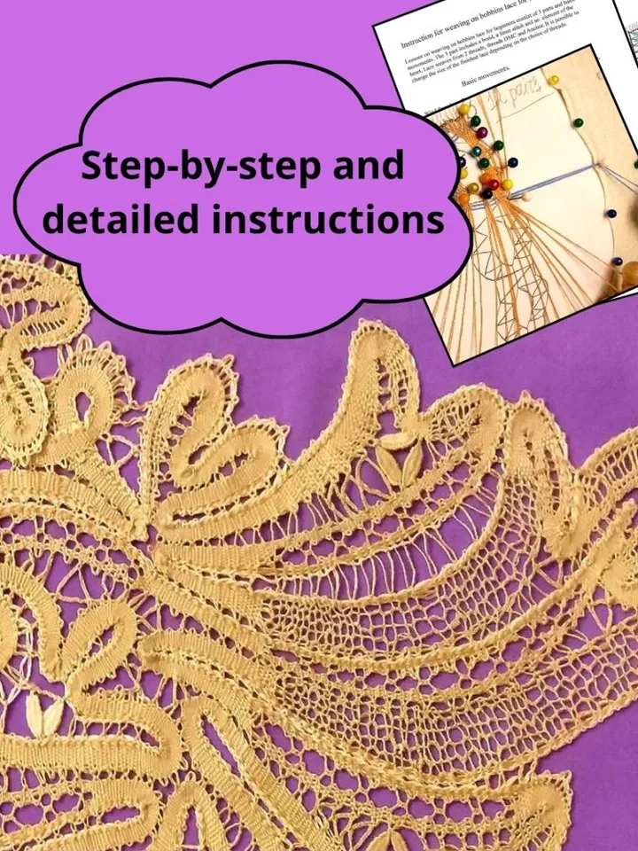 How To Make Bobbins Lace. Tutorial course for beginners.