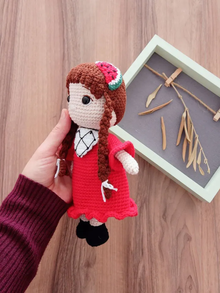 Crochet Free Palestine Doll, Amigurumi Muslim Doll, Eid Gifts For Kids, Islamic Toys, Gifts For Sister, Ramadan Gift, Islami for girl's Gift
