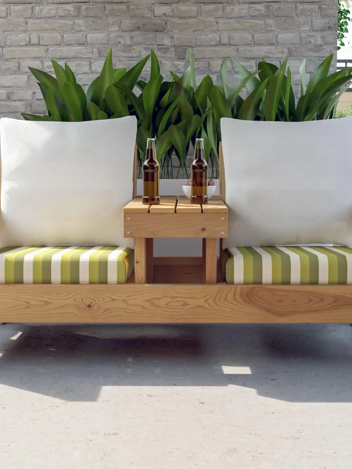 Double Chair Bench Plans, PDF, DIY