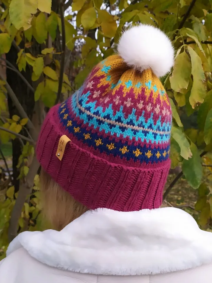 Bright womens hat