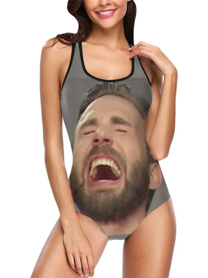 Custom Face One Piece Swimsuit