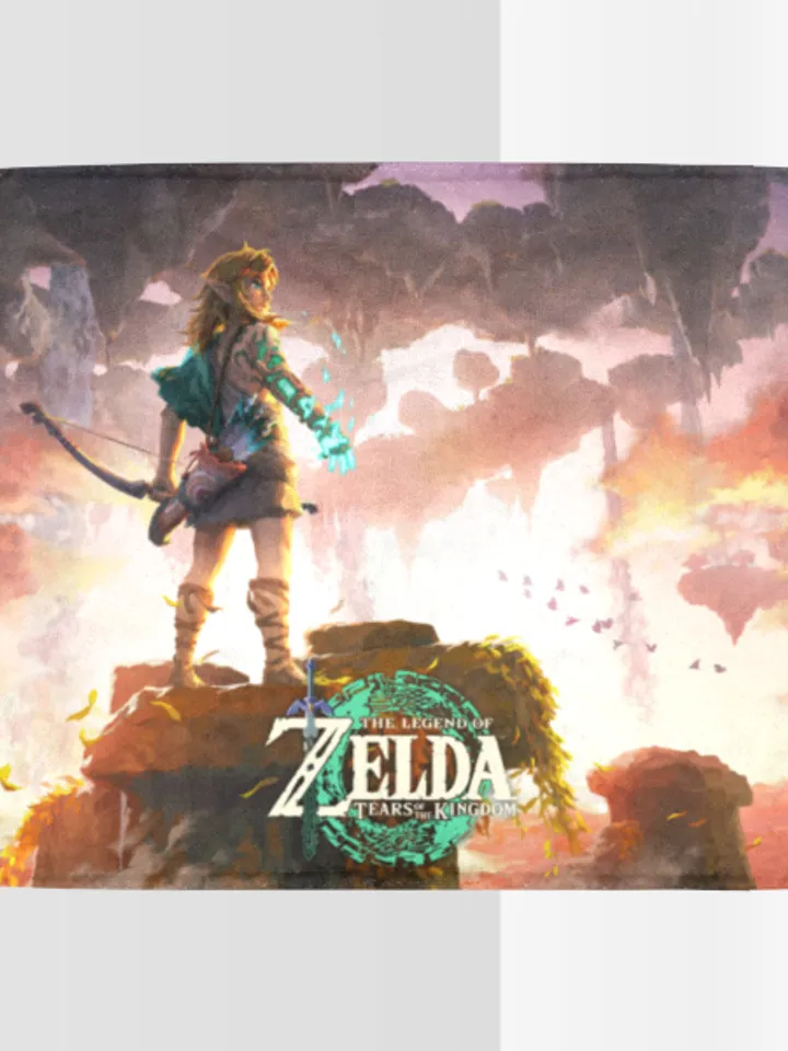 Zelda Tears of the Kingdom Blanket Lightweight Soft Microfiber Fleece