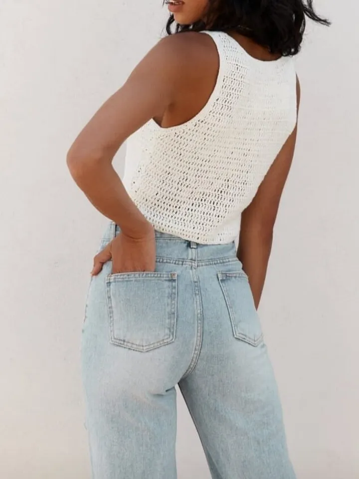 Top pattern, top crochet pattern , top easy crochet pattern, summer top pattern, top tank pattern, camisole pattern