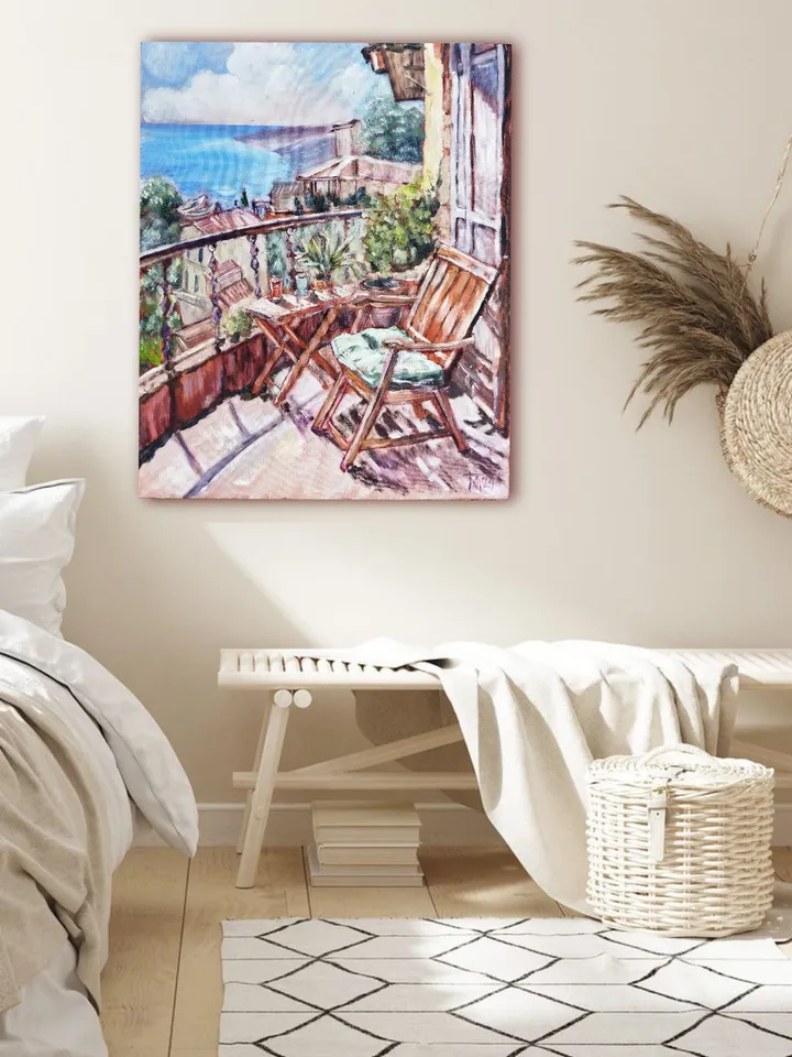 Seascape oilpainting on canvas
