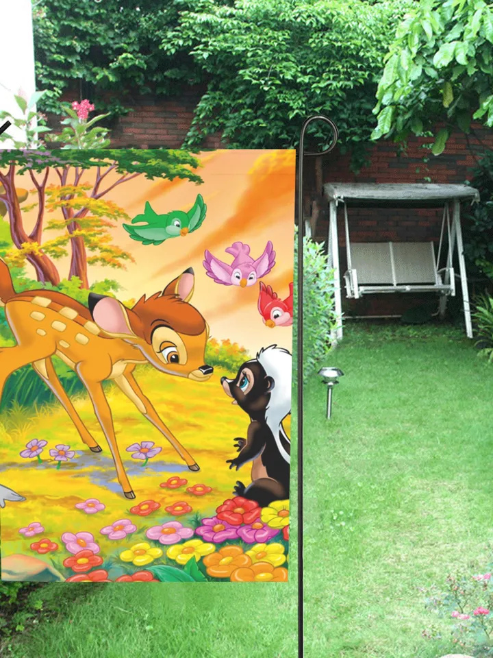 Bambi Garden Flag (Two Sides Printing, without Flagpole)