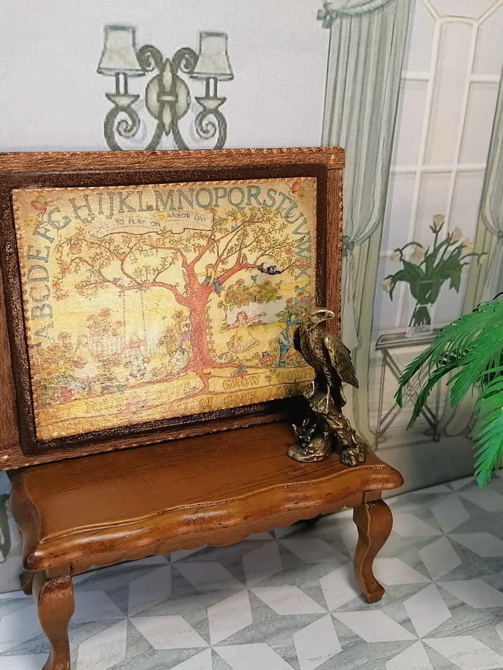 Panel for a dollhouse. Dollhouse.1:12 scale.