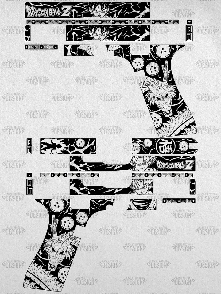 VECTOR DESIGN Glock 19 gen 5 Dragon Ball Z