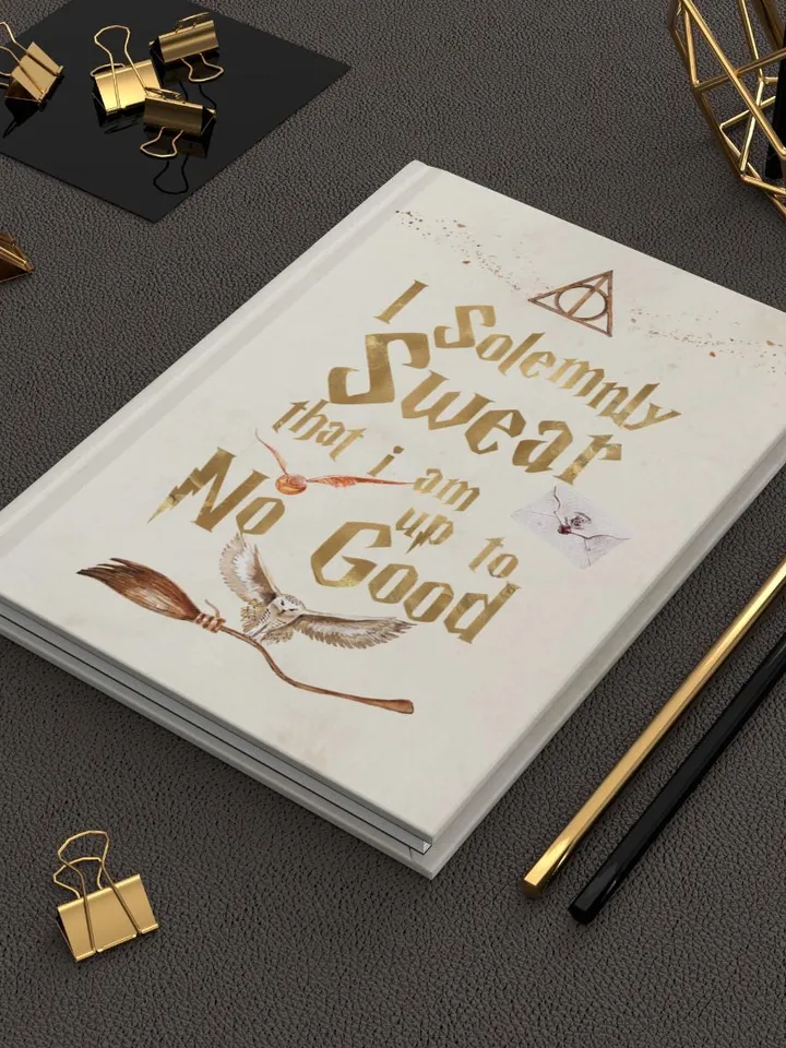 Wizarding World Hardcover Journal, Magic Notebook, Spell Book, Fantasy Diary, Gift, Magic gift Matte Journal