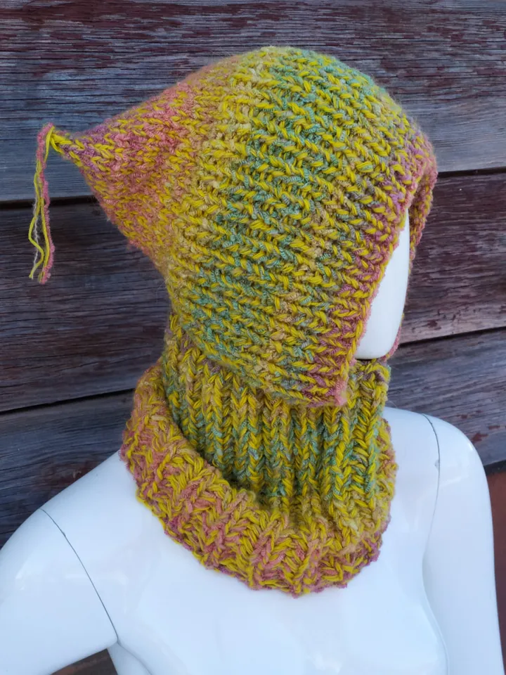 Boho hood with ears
