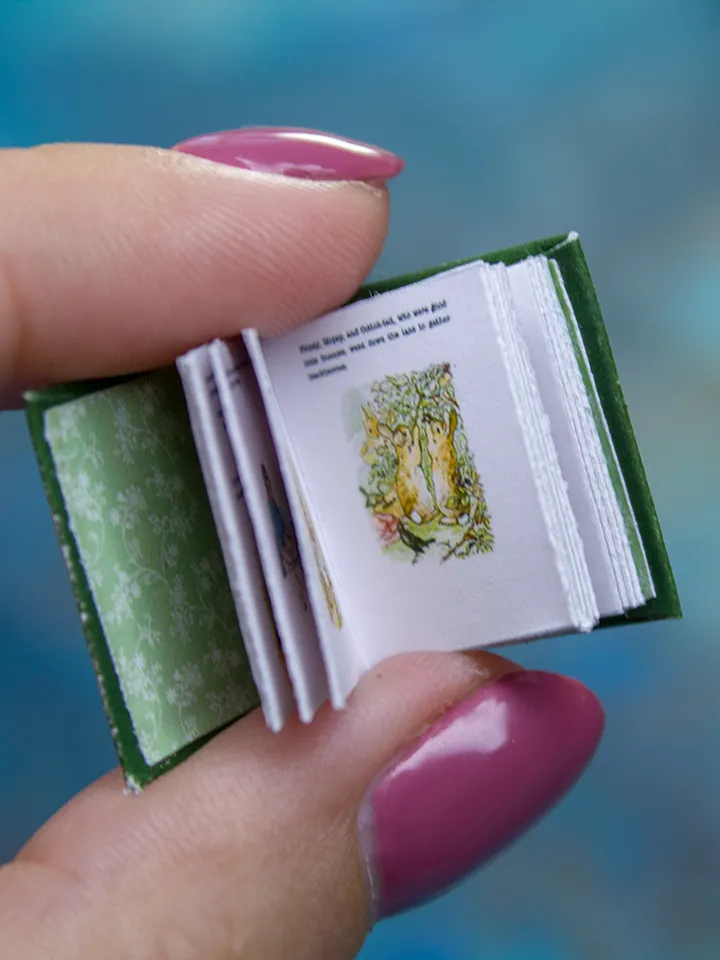 TEMPLATE The tale of Peter Rabbit miniature book
