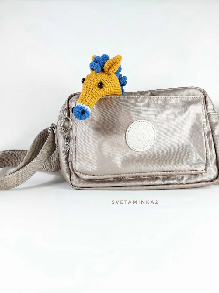 Horse Crochet Pattern Amigurumi Keychain Crochet Bag Charm/ Pendant/ Decor. Digital Download. PDF.