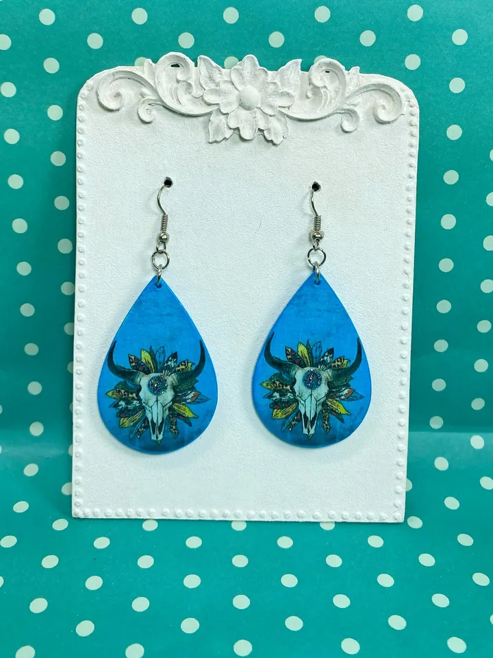 Individual handmade earrings. Bright earrings. Handmade jewelry.