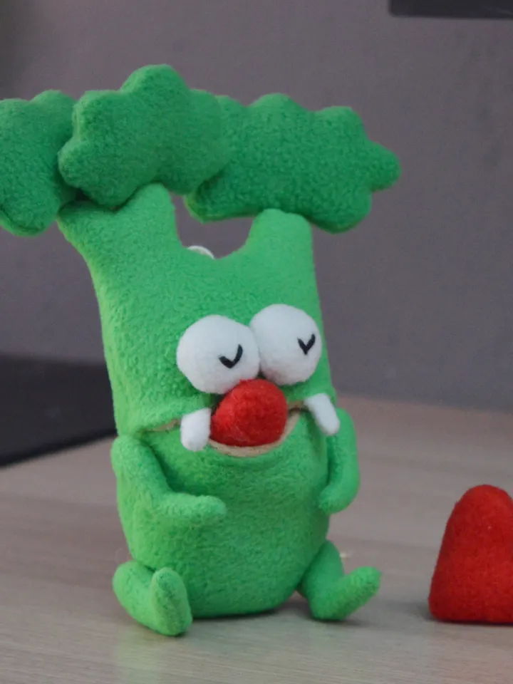 Plush Broccoli Toy Pattern – Fleece Softie PDF Tutorial