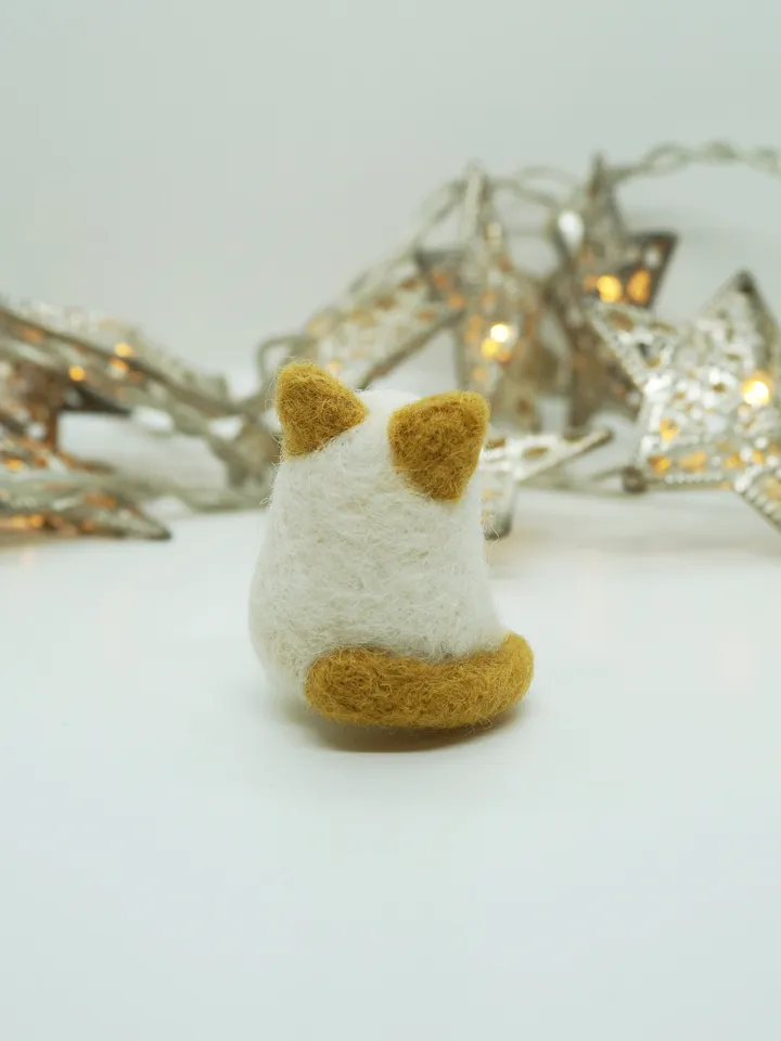Miniature needle cat, cute cat