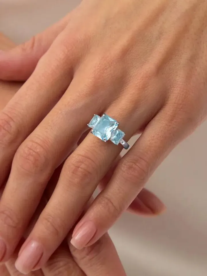 Ring, silver 925 with quartz