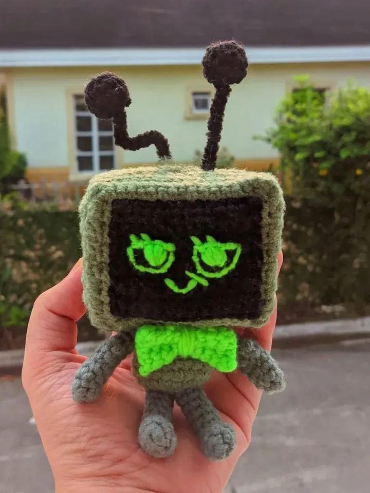 Dandys World Crochet Pattern, Crochet Pattern Doll Vee, Roblox Crochet Pattern In English pdf File