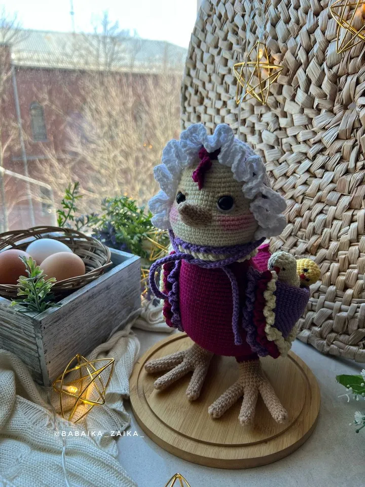 PDF Crochet Easter Chicken and Chicks Pattern, Amigurumi Chick Pattern, Crochet Easter Pattern, Crochet Chick, Amigurumi animal Crochet bird