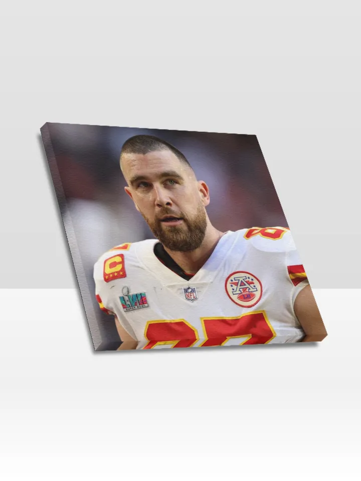 Kelce Frame Canvas Print, Wall Art Home Decor