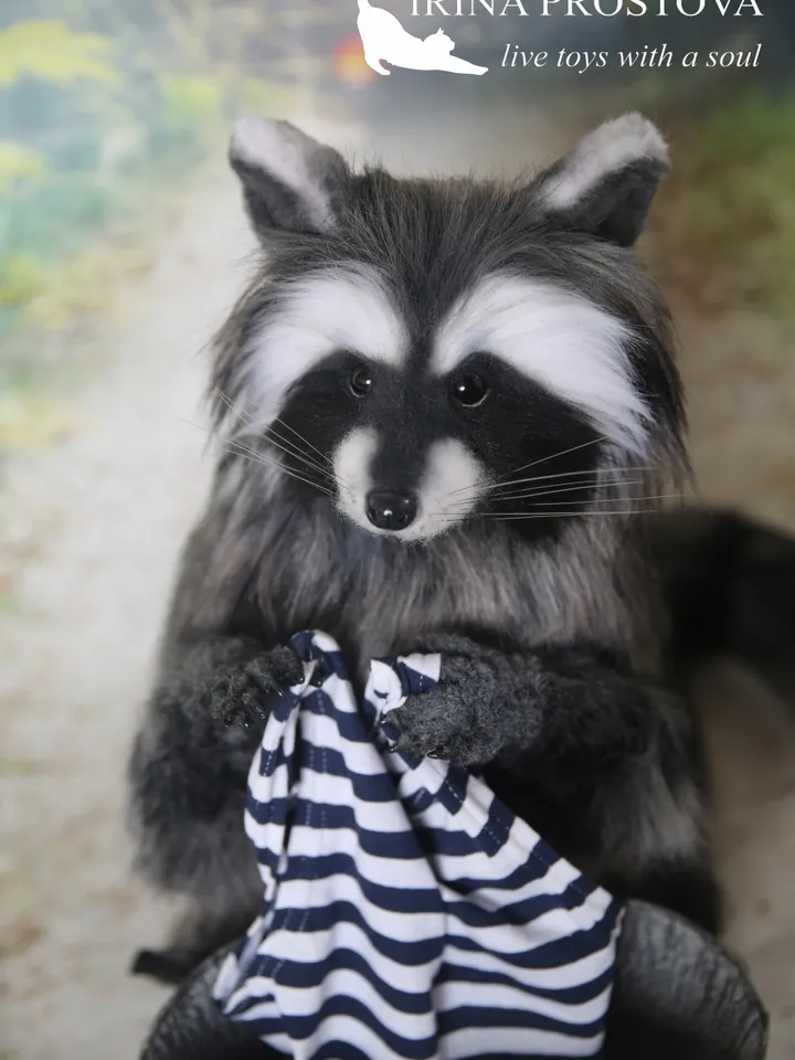 Raccoon sewing pattern plush toy | instruction how to sew | Stuffed Animal Sewing Tutorial
