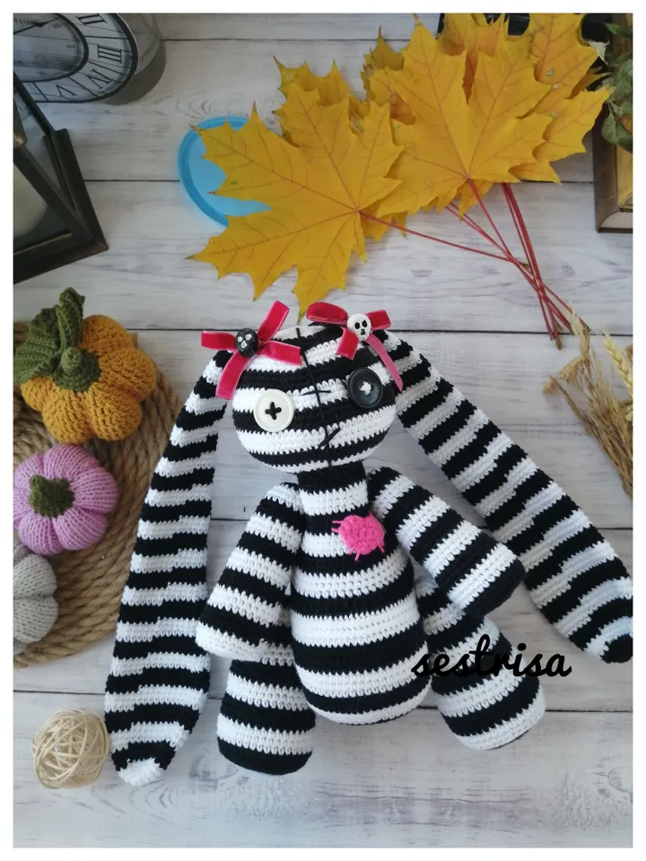Skull bunny crochet PDF crochet
