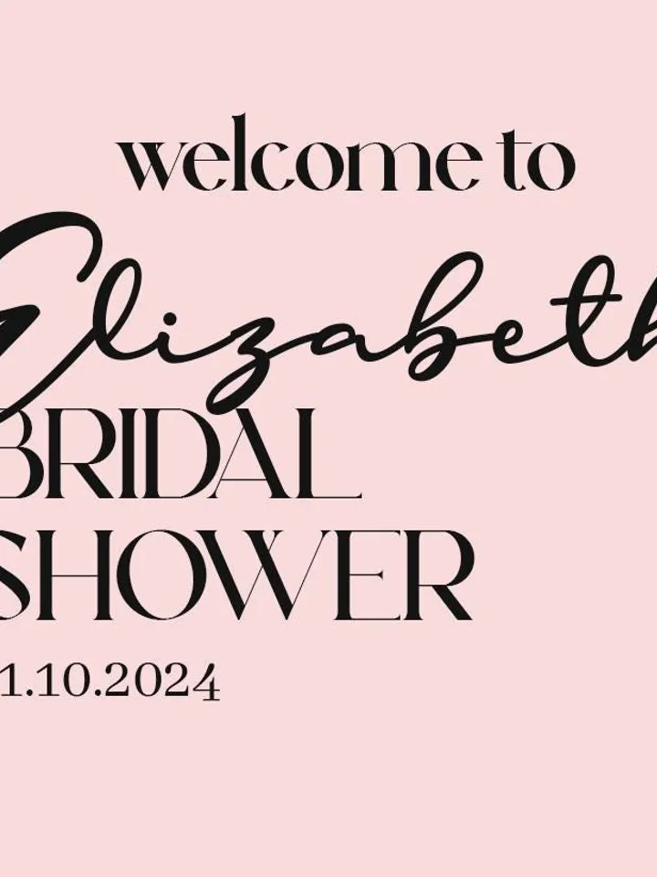 Bridal Shower Welcome Sign Wall Decal Celebrating The Future Mrs mir1