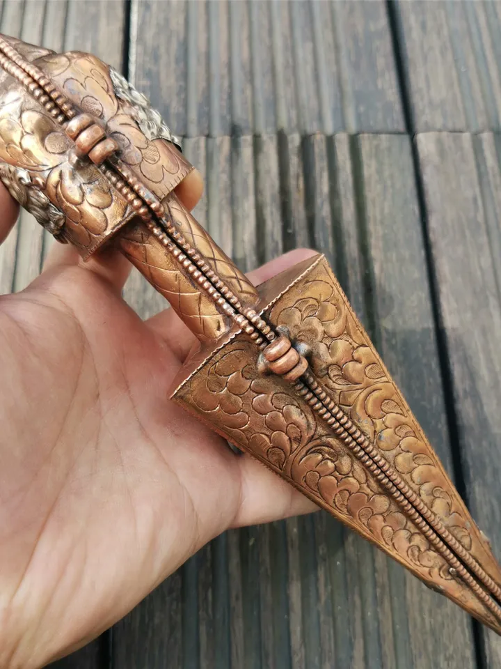 Gandhanra Powerful Vintage Dorje Phurba,Kila,Kilaka,Hindu and Buddhist Ritual Implement,Weapon of the Godhead,Handmade in Nepal