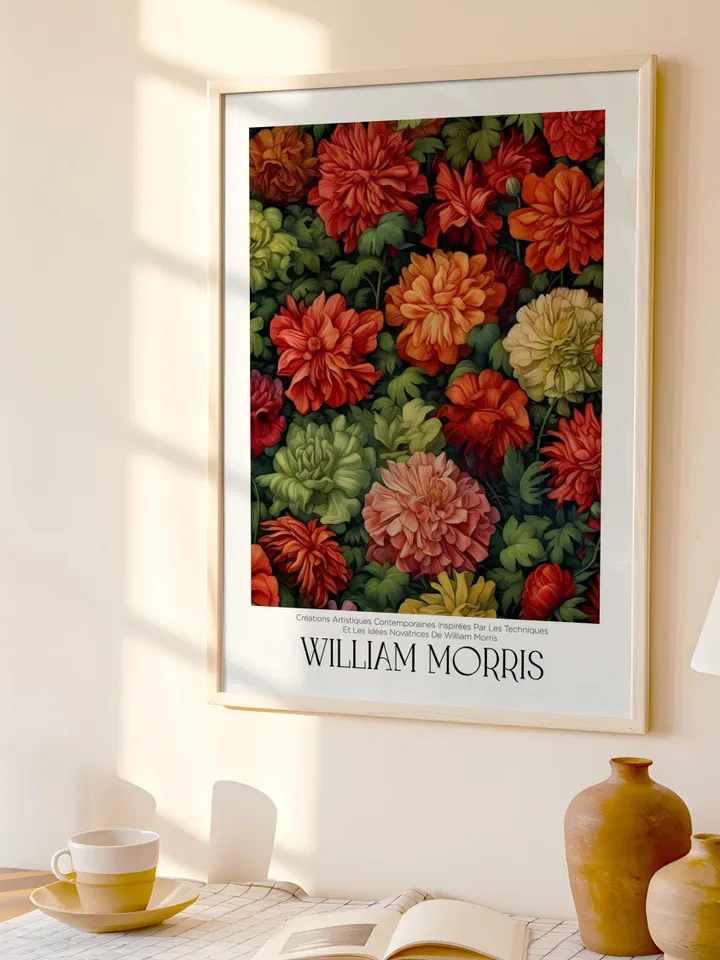 William Morris Wall Art, Vintage Botanical Print, Floral Poster Arts Decor, Digital Download, William Morris Print Digital Download AA15