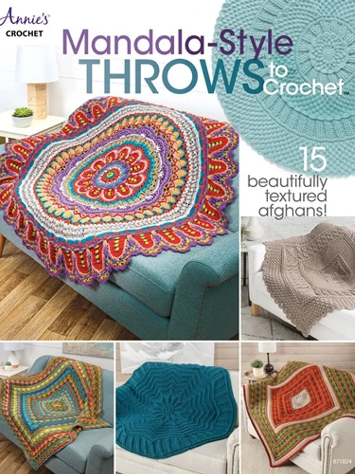 Mandala-Style Throws to Crochet