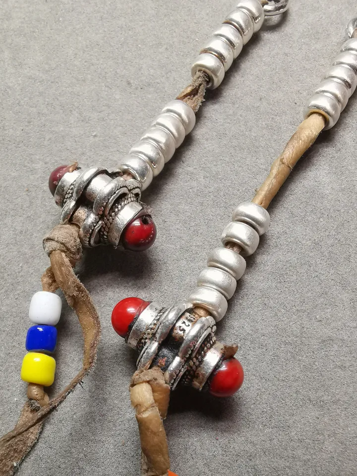 Gandhanra Handmade 5mm Silver Tibetan Buddhist Prayer Bead Counters for 8-15mm Mala