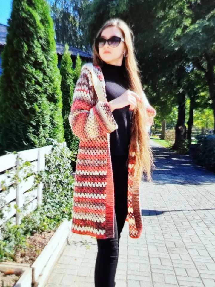 Cardigan crochet pattern, granny stitch cardigan, women cardigan, easy cardigan crochet, hood cardigan, long short cardigan