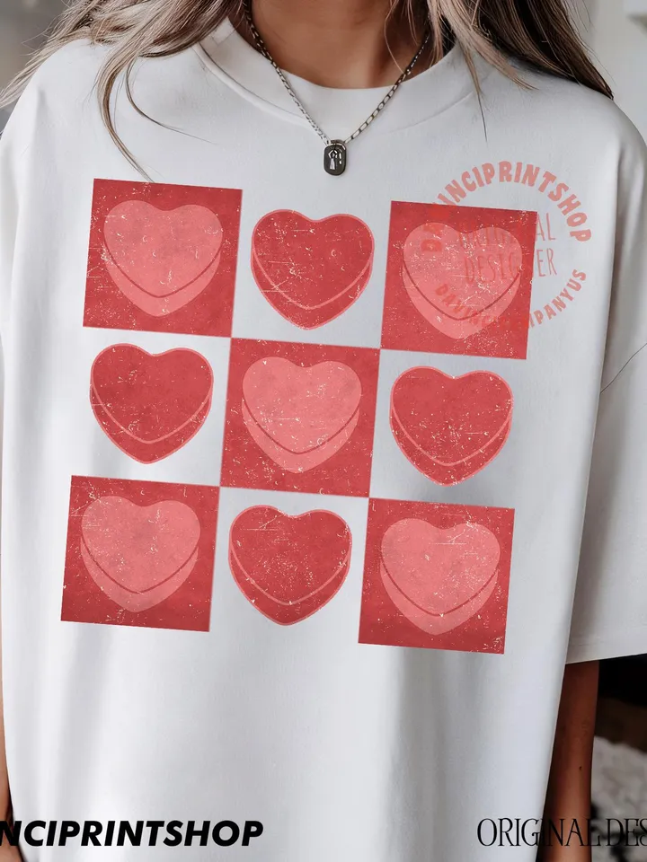 Checkered Retro Valentines Heart png, Valentines png, Heart png, Love png, Valentines Shirt Sublimation, Retro Valentines png, Heart, retro